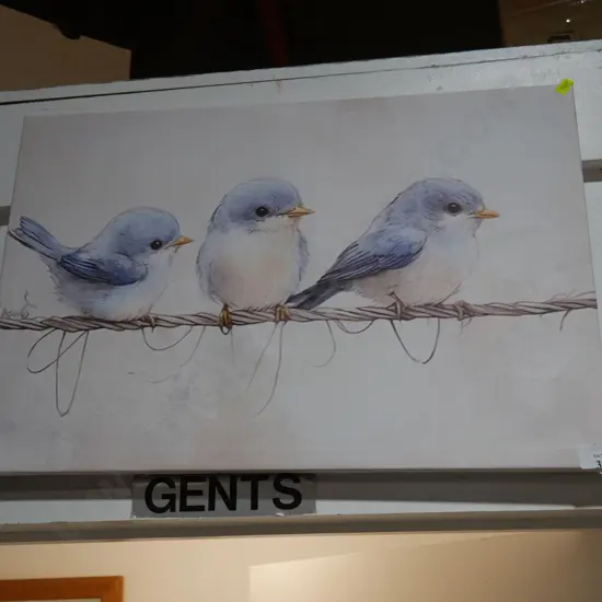 Canvas birds artwork