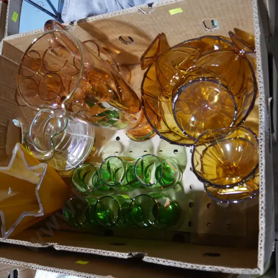 Coloured glassware