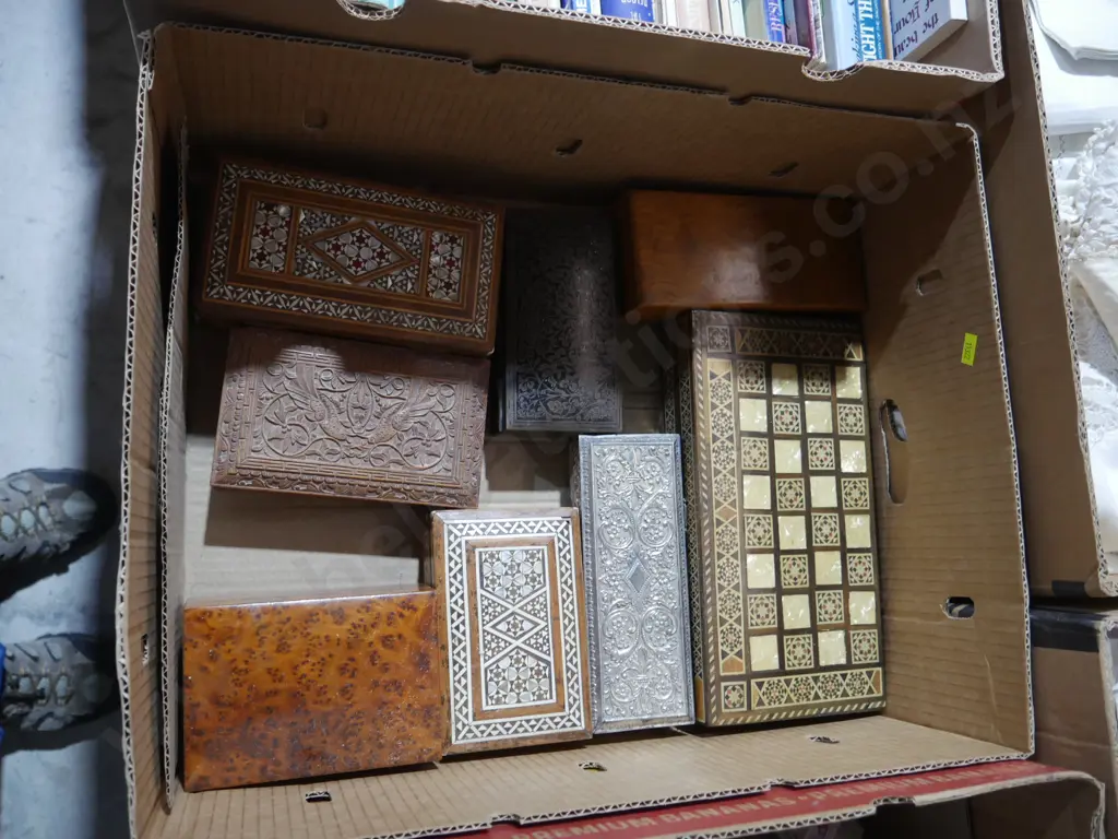 Wooden trinket boxes etc Image 1++