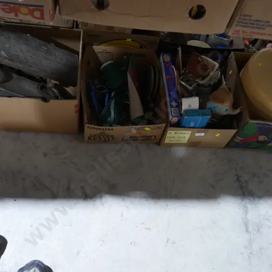 Three boxes of sundries