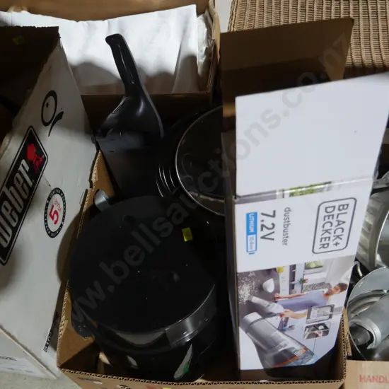 Dustbusters, slow cooker etc