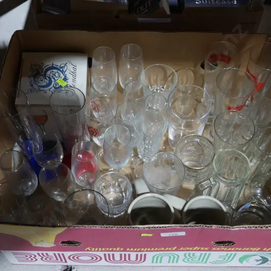 Box of glassware