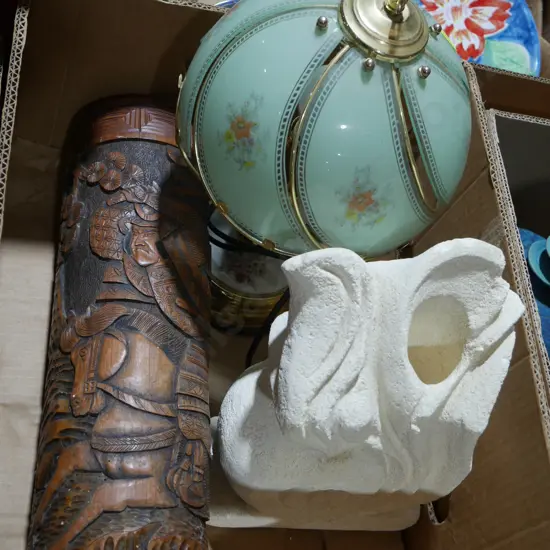 Touch lamp, vase , umbrella stand