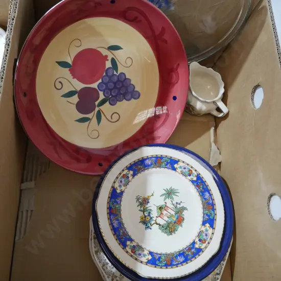 Plates, bowl etc