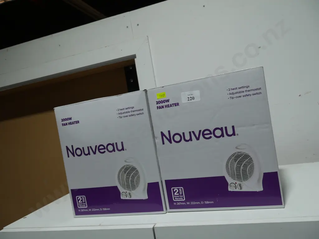 Two new fan heaters Image 1++