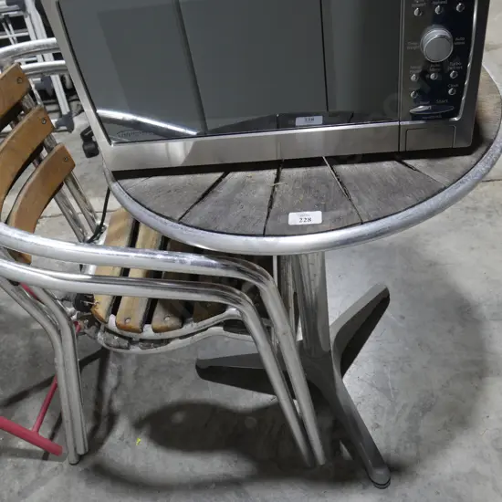 Cafe table and chairs