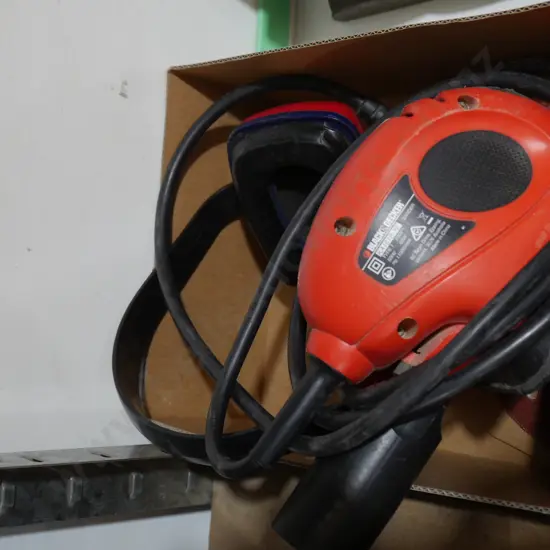 Black and Decker palm sander etc