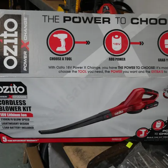 New ozito blower and battery