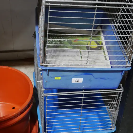 Two pet cages