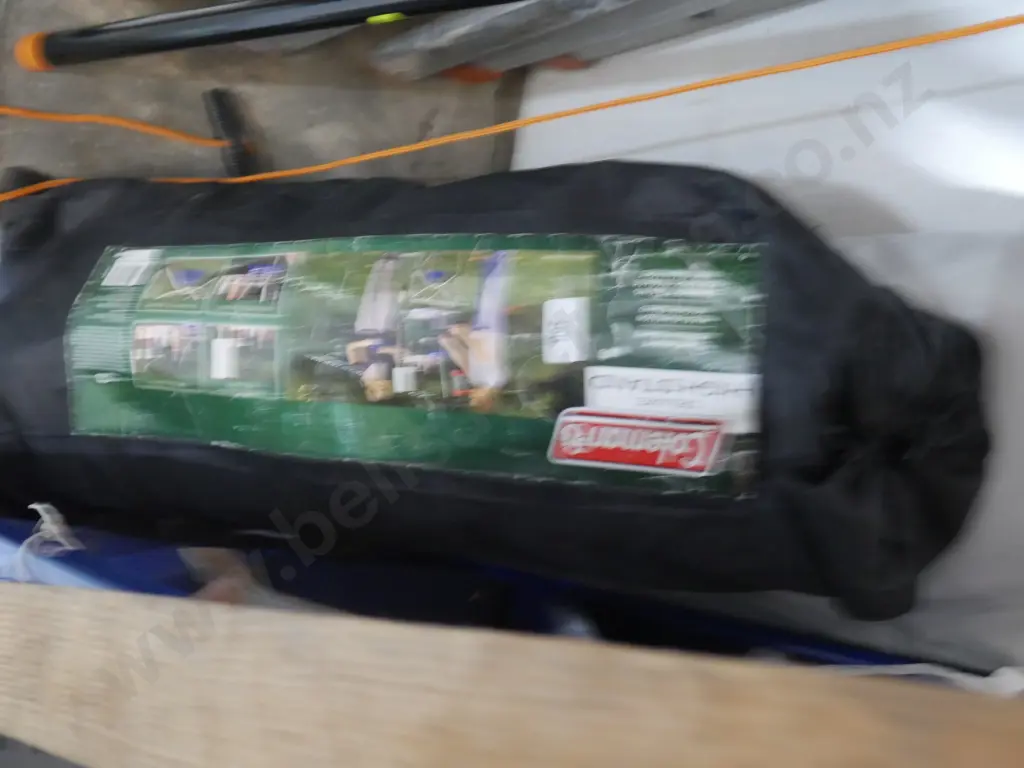 Coleman camping stand and tent Image 1++