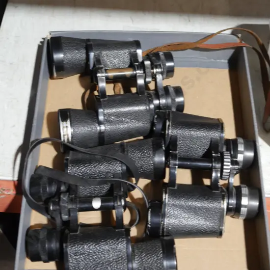 3 pair of binoculars