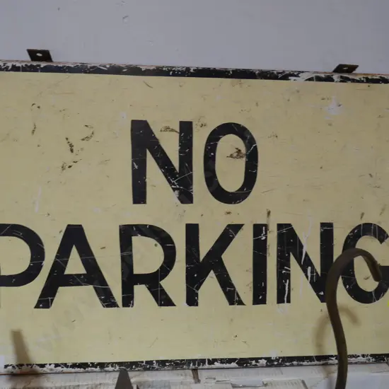 No parking sign