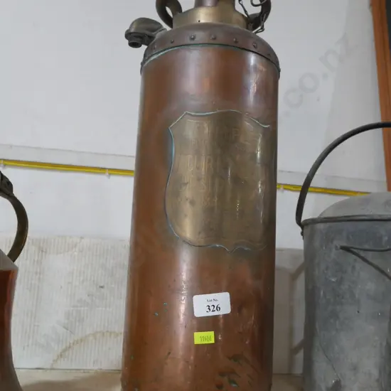 Copper fire extinguisher