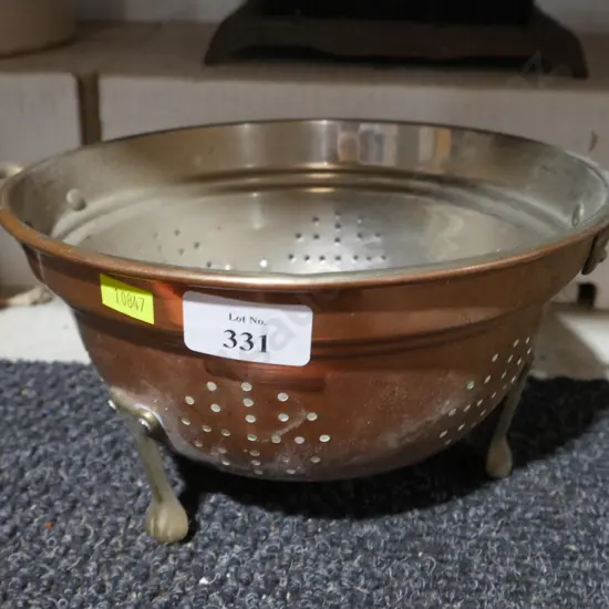 Copper colander