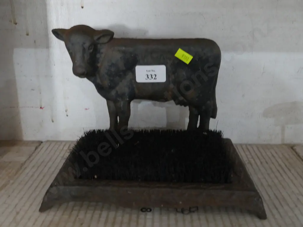 Cow boot scraper Image 1++