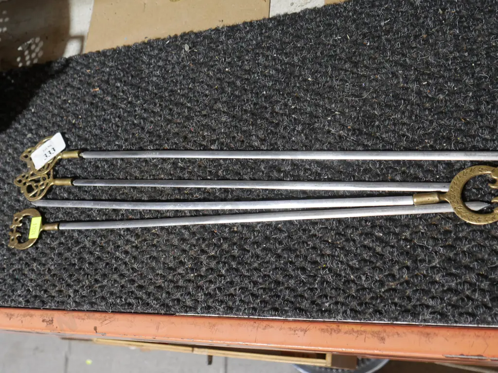 Brass handled skewers Image 1++