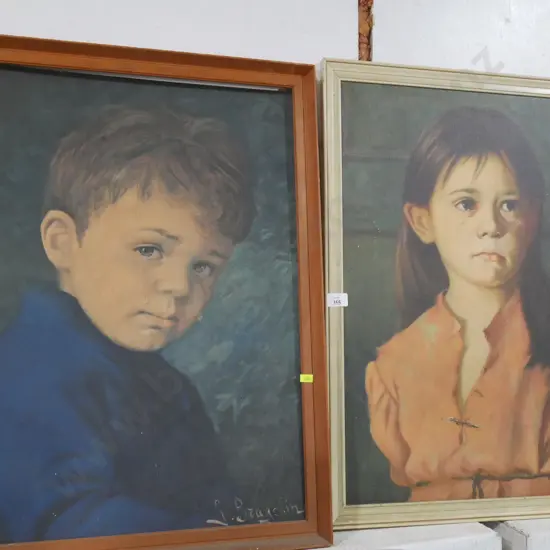 Boy and girl portraits