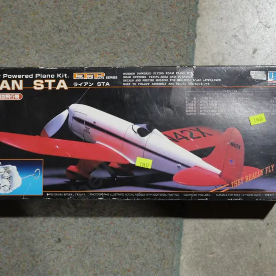 Rubber-powered plane kit