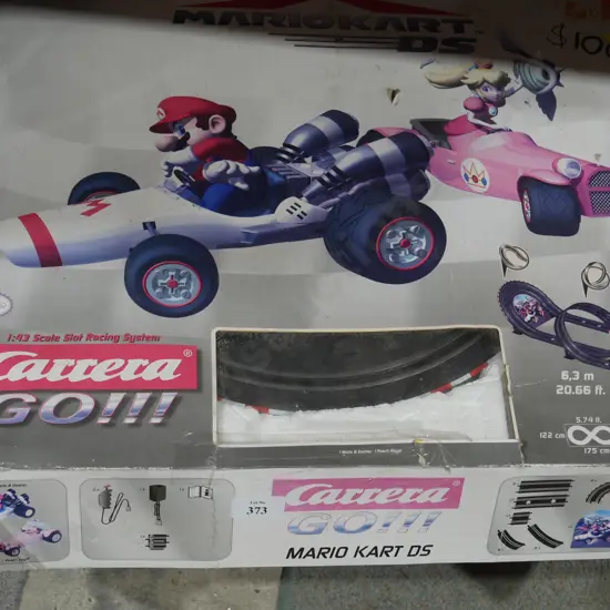 Mario kart slot racing system