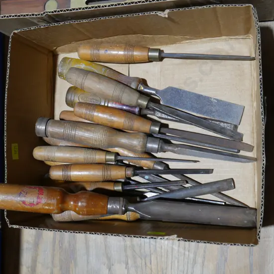 Assorted chisels