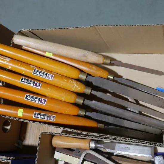 Assorted chisels