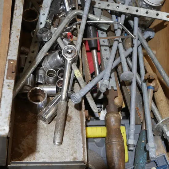 Assorted bolts, sockets etc