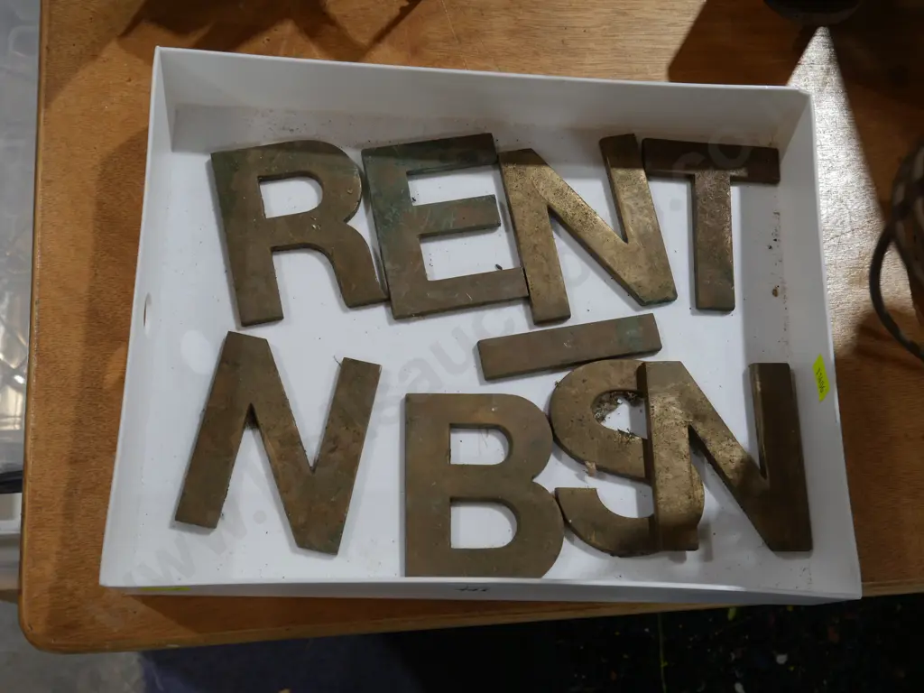 Brass letters Image 1++