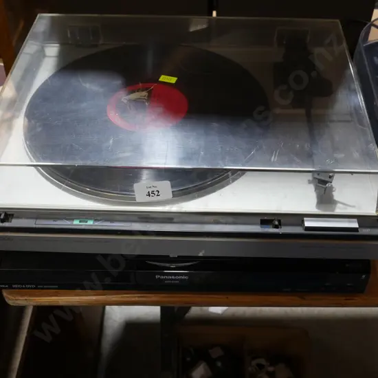 Kenwood record player Panasonic DVD