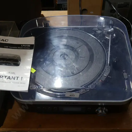 Tek turntable music combo