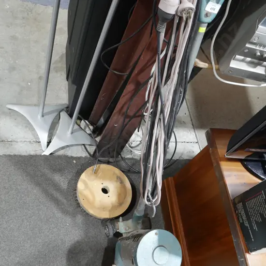 Vintage floor polisher