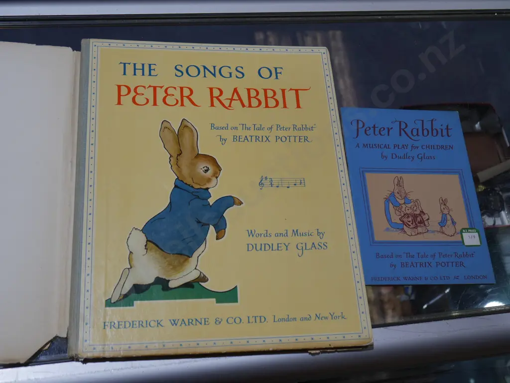 The songs of Peter Rabbit book & Peter Rabbit musical play booklet Image 1++