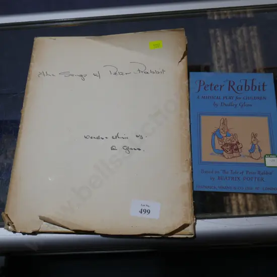 The songs of Peter Rabbit book & Peter Rabbit musical play booklet