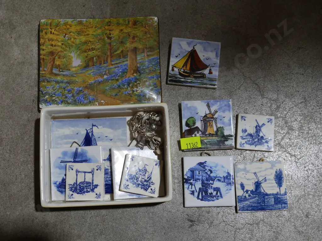Painted tiles etc Image 1++