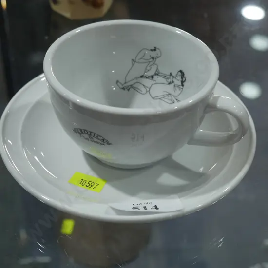 Erotica cup and saucer