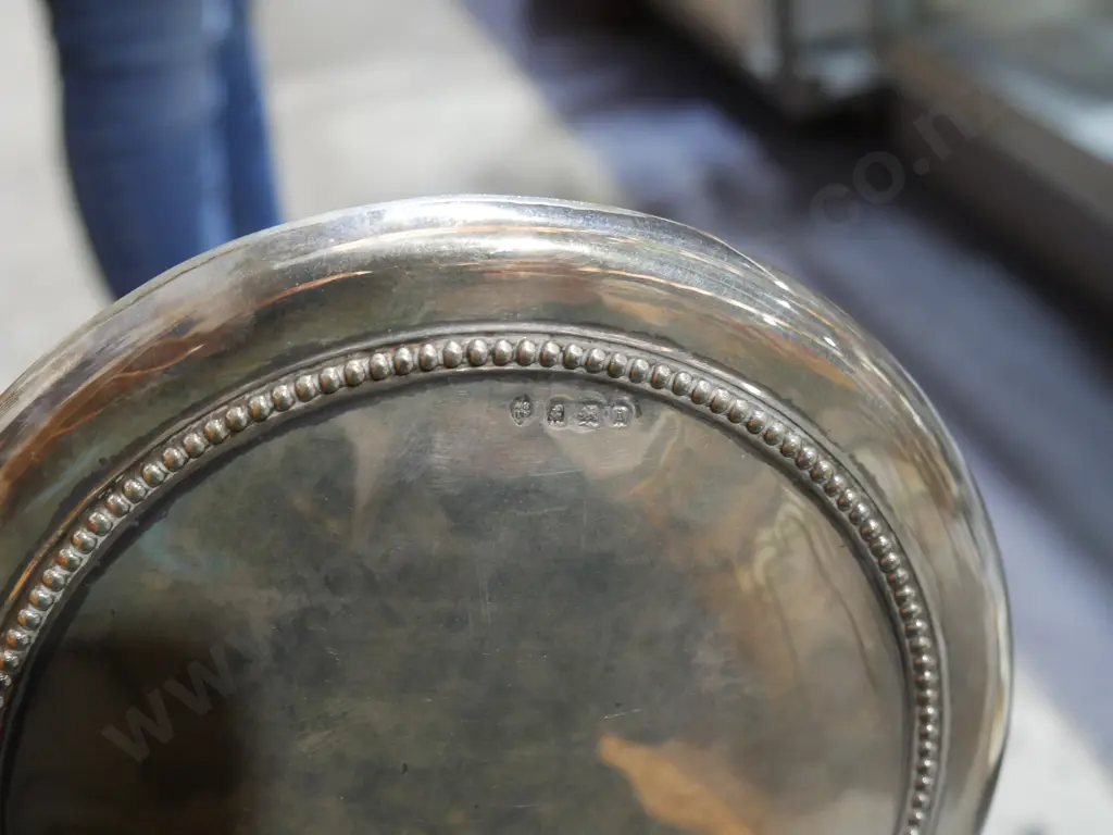 Four-piece sterling silver dressing table set Image 1++