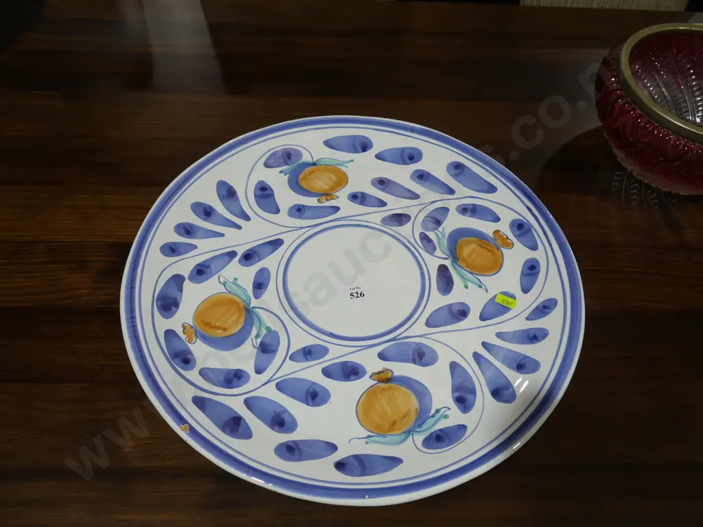 Italian pottery platter Image 1++