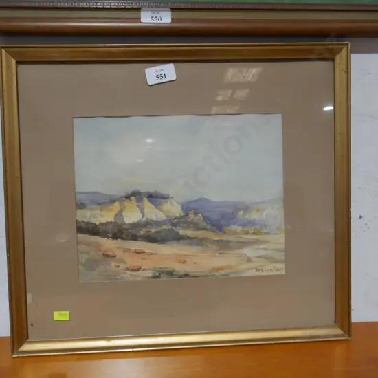 A.M. Darling watercolour