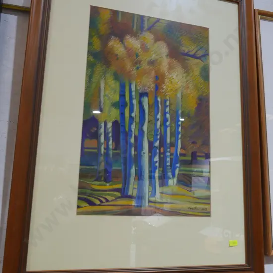 "Autumn Trees" Fairlie, Artwork by Heather Hill