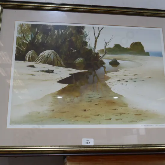 Signed Garrick Tremain print