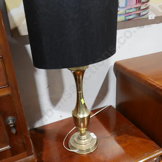Brass table lamp