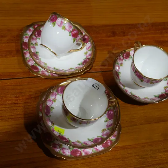 Royal Albert trios