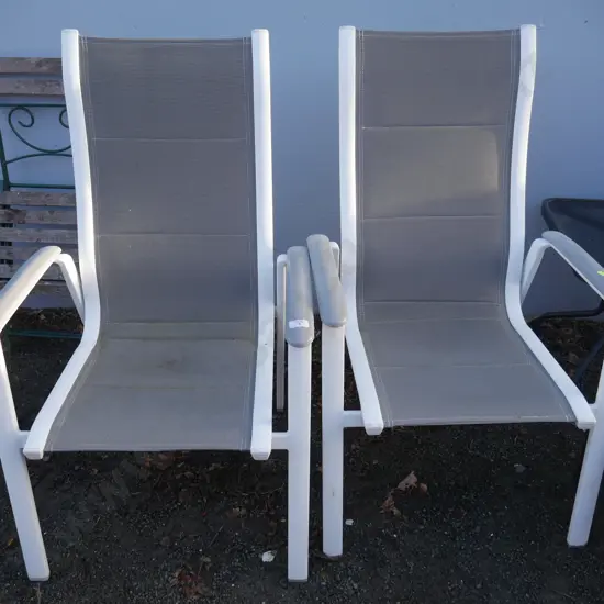2 outdoor chairs