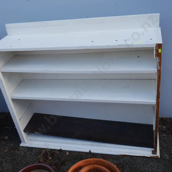 White shelf