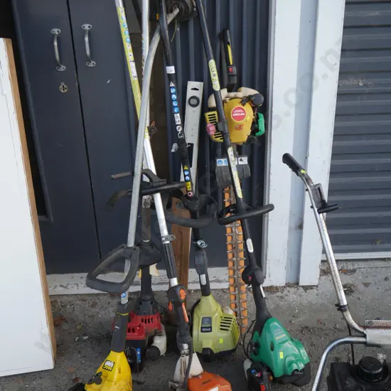 Assorted brush cutters etc