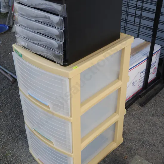 Plastic drawers