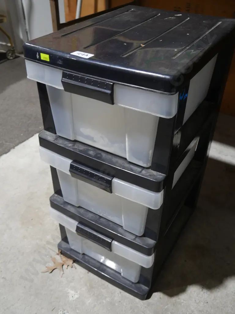 Plastic 3 tier drawer Image 1++