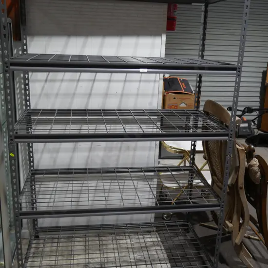 Metal shelf