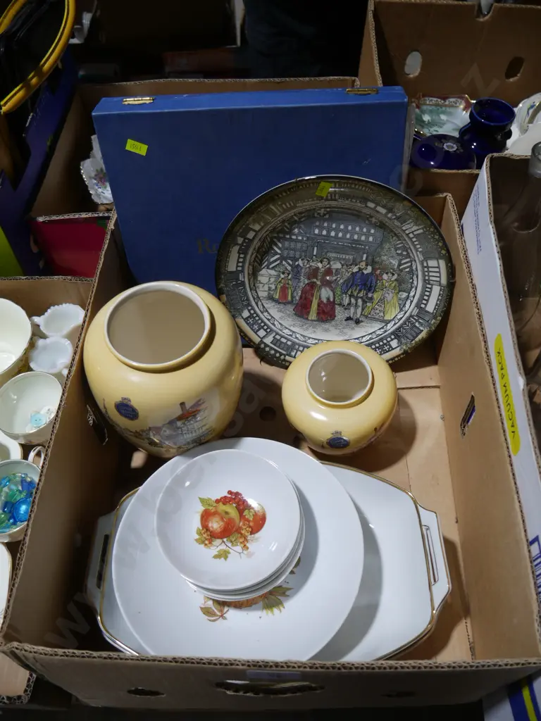 Henley vases, Royal Doulton plate etc Image 1++