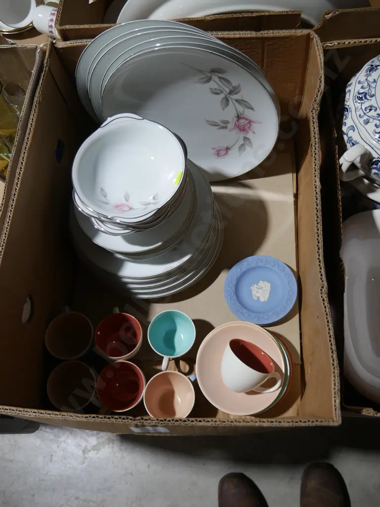 Noritake dinnerware, Poole cups and saucers Image 1++