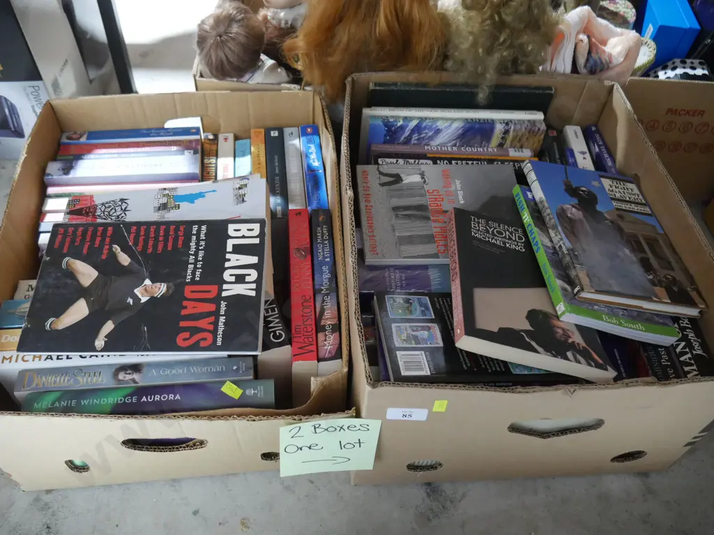 2 boxes of books Image 1++